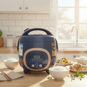 1.0L-2.8L Smart Home Automatic Rice Cooker <b>Control</b> Non-Stick Inner Pot Measuring Cup <b>Paddle</b> for Kitchen Use Auto-Off Function En - Product Image 5