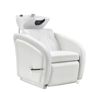 Sillón de Lavacabezas Ajustable y Cómodo con Lavabo de Cerámica para Peluquería y Salón de Belleza, Venta al por Mayor - Product Image 2