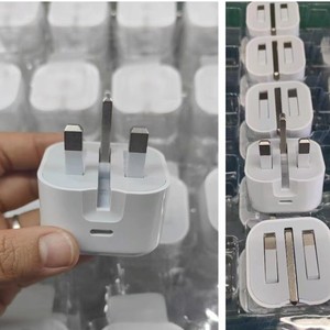 Pliable PD20W UK Plug Chargeur Set C C Câble 20W <span class=keywords><strong>Charge</strong></span> Rapide Multi-Protection (OTP OVP) CE UK CA Compatible pour <span class=keywords><strong>iPhone</strong></span> Samsung - Product Image 5