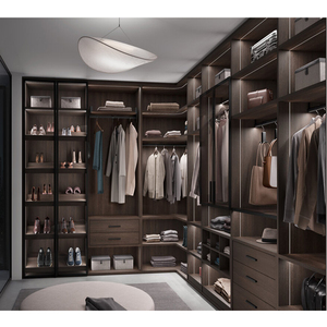 Système de dressing ouvert du sol au plafond, combinaison de placard de rangement pour chambre à coucher, dressing intégré - Product Image 5