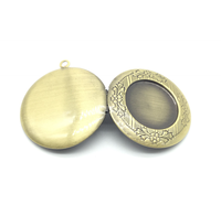 Collier Vintage en laiton antique avec médaillon et photo personnalisé, vente en gros, moins cher
