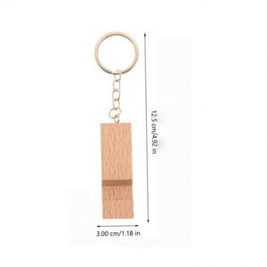 Custom Logo <b>Key</b> <b>Ring</b> Chain Phone Holder Portable Phone Holder <b>Key</b> Hanging Decor Tabletop Phone Holder Wood for Travel Home - Product Image 2