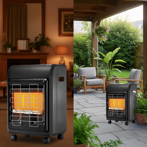 Calentador de Gas Propano de 18000 BTU, Infrarrojo, Portátil, para Uso en Interiores y Exteriores - Product Image 2