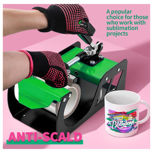 Guantes Profesionales Resistentes al Calor con Puntos de Silicona para Plancha de Pelo, Plancha de Vapor y Cepillo de Aire Caliente - Product Image 5