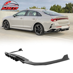 Pour Kia K5 2021-2024 GT-Line, diffuseur de pare-chocs arrière, kit de 3 pièces en PP noir mat, kit de carrosserie de haute qualité, pièces automobiles - Product Image 1
