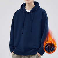 Sweat-shirt à capuche décontracté en coton éponge de haute qualité pour hommes et femmes, veste cardigan ample avec fermeture éclair et imprimé