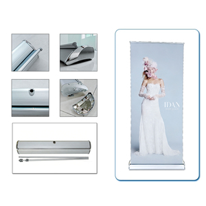 Bannière enroulable légère TianLang, 1,8 kg, avec poteau et base en alliage d'aluminium - Product Image 2