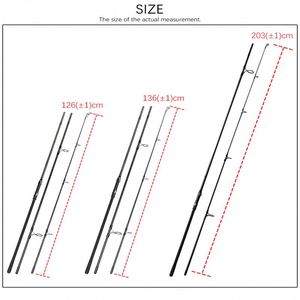 Topline Precision Socket Design Crucian Carp Pole 2.7M 3M 2 Section 2.75-3.5Lbs Haute Qualité Pêche Carpe Pole - Product Image 5