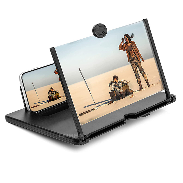 3X Cell Phone Thin Portable 12" 3d Mobile 12 Inch HD Screen Amplifier Magnifying Glass Magnifier for Cell Phone Watching Movie