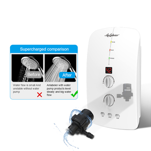 220V 5500W <b>Electric</b> Water Heater Pump Booster IPX4 <b>Waterproof</b> LED Overheat Protection Manual Control Household Hotel Use - Product Image 5