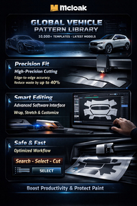 Logiciel de découpe pour véhicules commerciaux : base de données complète sur les voitures, mise en page intelligente, réduction du gaspillage de <span class=keywords><strong>film</strong></span> pour les ateliers automobiles - Product Image 4
