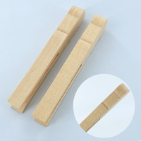 Figurines en bois poli écologiques, plates et lisses, en bois dur, pour projets artistiques et décoration intérieure, vente en gros