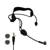 WH30TQG Casque Micro HeadWear Microphone à condensateur Mini XLR Plug 3 Pin Femelle Jack Cardioïde Headworn Capsule