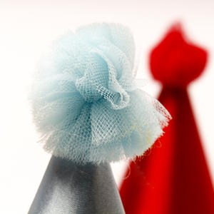 Chapeau en papier fabricant 20cm chapeau pointu fête habiller pure dentelle or poudre fil boule composé chapeau d'anniversaire - Product Image 3