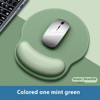 Tapis de souris en silicone dégradé de style simple avec repose-poignet Support de poignet d'ordinateur de style dessin animé pour une utilisation au bureau