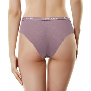 Careuokin Thread algodón <span class=keywords><strong>Tanga</strong></span> sexy brasileña chicas adolescentes algodón bragas logotipo personalizado cintura puro algodón Hipster bragas A7420 - Product Image 3