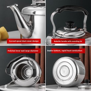전문가용 배송 비자성 스테인리스 스틸 두꺼운 밍인 주전자 인덕션 가스레인지용 - Product Image 3