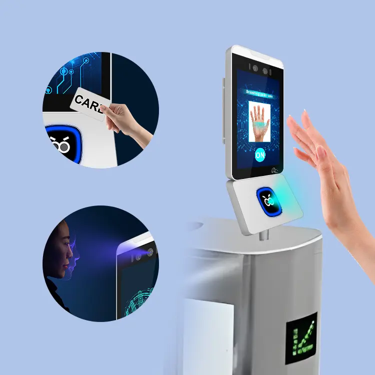 Sinmar Palmader Lezer Gezicht Palmherkenning Scanner Biometrisch Apparaat Tijdregistratie Slimme Biometrische Toegangscontroleproducten