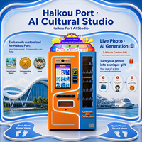 Distributeur automatique de pièces commémoratives personnalisées avec impression UV par IA, distributeur automatique de souvenirs sans personnel pour les zones touristiques