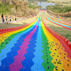Nouvel équipement de divertissement extérieur non motorisé, patinoire scénique sept couleurs, célèbre sur internet, à vendre - Product Image 2
