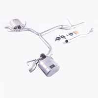 Système d'échappement complet avec silencieux et soupape pour Audi A5 A4 2.0T B9 B9.5 4WD, vente directe d'usine GFC
