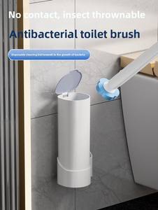 חד פעמי טואלט פלסטיק מברשת להגדיר את הקיר ללא קירות זווית מתה ניקוי מברשת החלפת חתיכה - Product Image 3