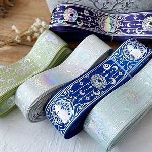 Nouvel Arrivage Ruban en Polyester Holographique Irisé 2,5 cm Motif Chat Céleste pour la Saint-Valentin, Cadeau Anime, Accessoire Cosplay - Product Image 1