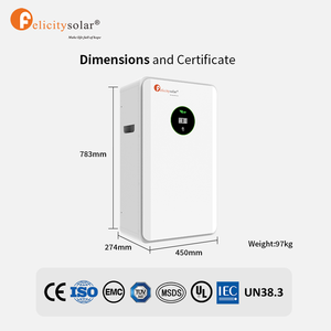 Solar Energy Storage <b>Battery</b> <b>48V</b> 12.5Kwh 250Ah Home Power Wall <b>Battery</b> Wall Mounted Lithium <b>Battery</b> Pack - Product Image 3