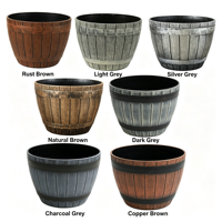 Pots de fleurs en plastique pour plantes d'intérieur, hôtels et jardins – Idéal pour la culture de plantes de base et l'aménagement paysager
