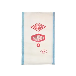 PP Woven Bag Supplier BOPP Laminated Waterproof Plastic Transparent 10kg 25kg 30kg 50kg Packing Rice Flour Bag