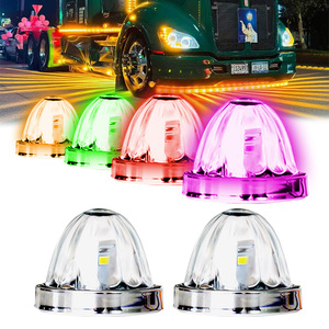 Đèn quả dưa hấu xoay bằng kính thời trang cao cấp năm <span class=keywords><strong>2025</strong></span>, đèn trang trí chất lượng cao cho xe tải, rơ moóc, ô tô - Product Image 1