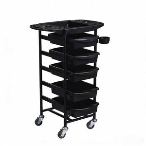 Carrito de Peluquería, Carrito para Herramientas de Salón de Belleza, Almacenamiento Móvil de Herramientas, Carrito Pequeño, Colección de Artículos para el Cabello - Product Image 2