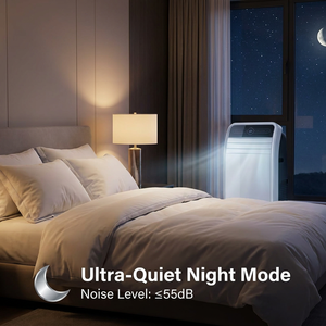 Budget Friendly Mobile Air Conditioner Quiet 55dB Noise Level 7000 BTU <b>Portable</b> <b>AC</b> <b>Unit</b> for Residential Homes - Product Image 6