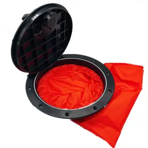 Plastic Marine Hardware Deck Hatch With Detachable Cover Storage Bag