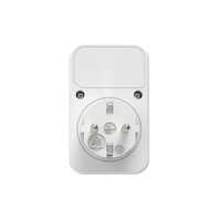 Prise murale UE intégrée avec ports USB Type-C prenant en charge la charge rapide PD (sortie intelligente combinée 15W max) pour la maison et le bureau