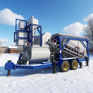 Di động mini 25m ³/h đến 35m ³/h hoàn toàn tự động trạm trộn bê tông nhà máy để bán bê tông di động nhà máy - Product Image 5