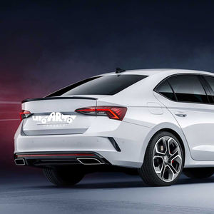 Haosheng, alerón trasero para maletero de coche, ABS Alerón trasero de fibra de carbono, alerón trasero estilo VRS para <span class=keywords><strong>Skoda</strong></span> <span class=keywords><strong>Octavia</strong></span> <span class=keywords><strong>2021</strong></span> - Product Image 4