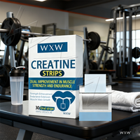 Bandes orales de créatine à dissolution rapide, nutrition performante pour la force et l'endurance, à emporter, 30 bandes