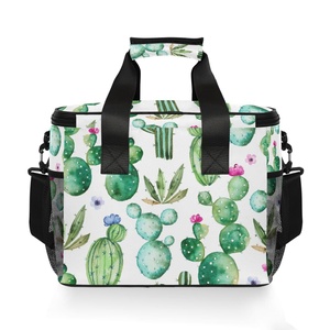 Customized Durable Lunch Cooler Bag Eco-friendly OEM Portable Shopping Bag Food Thermal Insulated Picnic Cooler Bag - Product Image 2