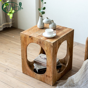[] Wooden <b>Coffee</b> <b>Table</b> With Hollow Design For Living Room And <b>Coffee</b> Shop - Product Image 3