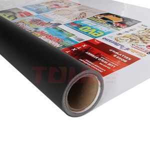 Papier kraft, support d'impression pour bannière flexible, matériau publicitaire en PVC, lona, rouleaux de bannière flexible frontlit, matériaux de toile, prix d'usine - Product Image 1