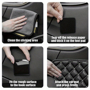 Autocollants de fixation pour tapis, double face, haute adhérence, patchs de fixation pour tapis de voiture, tapis de sol pour la maison, bandes antidérapantes - Product Image 2