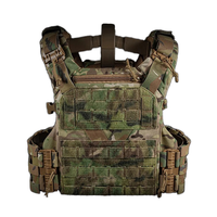 Chaleco de Caza de Talla Completa con Liberación Rápida, Cinturón Ajustable, Equipo Táctico de Entrenamiento, Portaplacas MOLLE, Completamente de Nailon
