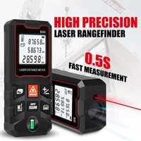 Outil de mesure polyvalent télémètre Laser numérique, dispositif de règle portable 40/60/80/100m télémètre à bande de Distance