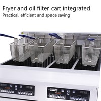 Freidora Eléctrica Industrial con Filtro de Aceite en Venta