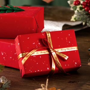 Homeral <b>Wrapping</b> <b>Paper</b> Roll 17inch X 16.5ft Red With Silver Gold Foil Flake For Christmas Birthday Wedding Bridal - Product Image 5