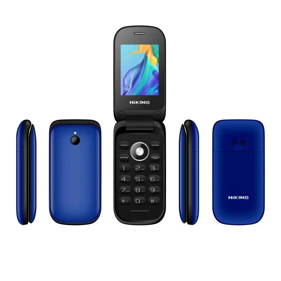 Custom 3G Easy Basic Seniors Flip Mobile Phone Simple Clamshell Folding Keypad Cellphone Feature Phones For Elderly Senior
