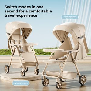 Cochecito de Bebé Ultraligero Plegable Multifuncional, Sistema de Viaje para Sentarse y Recostarse, para Bebés y Niños Pequeños - Product Image 2