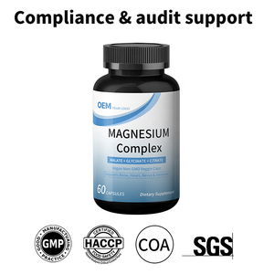 ผู้ผลิตแคปซูลแมกนีเซียมคอมเพล็กซ์แบบขายส่ง รับผลิตสูตรและบรรจุภัณฑ์ตามความต้องการ ราคาขายส่งคุ้มค่าและมีแหล่งจ่ายสินค้าที่มั่นคง - Product Image 6