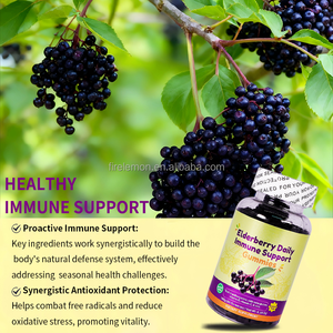 Gummies Premium Boost Immune Riches en Antioxydants Gummies à la Pectine de Sureau Soutiennent l'Immunité et la Santé Respiratoire - Product Image 4